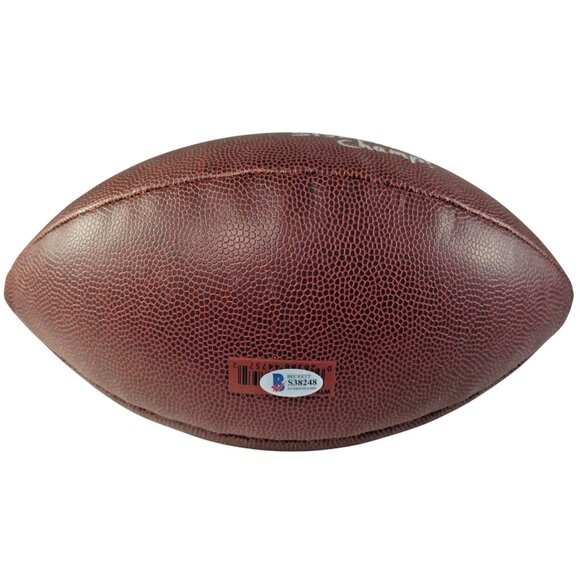 Pittsburgh Steelers Larry Foote Signed Football - Picture 8 of 8